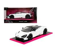 JADA 35294 MINIATURE MCLAREN 720S WHITE PINK SLIPS 1/24