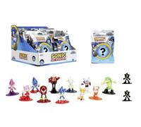 Jada - 4 cms - Blind Pack - 13 Modèles à Collectionner - Sonic, Knuckles, Tails, Metal Sonic, Eggman - sous Licence Officielle - A Partir de 3 Ans