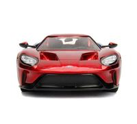 JADA 99725 MINIATURE FORD GT W/SPIDER-MAN RED MARVEL 2017 1/24