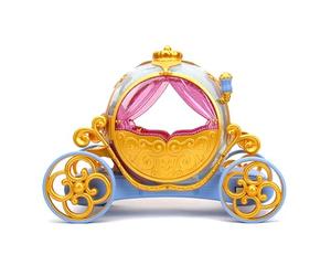 Jada - Cendrillon - 253077001 - Voiture de Cendrillon - Radio Commande de Princesses Disney - 2 canaux - 2,4 GHz - avec lumière et Son - Piles incluses - Compatible avec Les poupées jusqu'à 38 cm