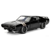 Jada de Dom Plymouth GTX Noir Avec Argent Bandes Fast & Furious F8 The Fate