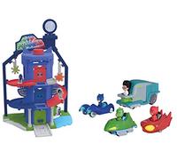 Jada Dickie Playset Garage Quartier Général Pyjamasques avec 4 véhicules Dès 3 ans