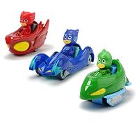 Jada Dickie - PJ Masks - Giftpack 3 Pièces - Véhicules Pyjamasques - Echelle 1/64 ème - Dès 3 Ans - 203143000