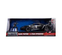 Jada Die Cast Avengers Black Panther avec Auto 1:24