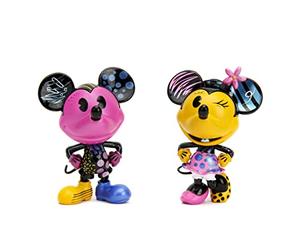 Jada - Disney Mickey & Minnie - Set 2 Figurines Métal 10cm - Dès 8 Ans - 253074007