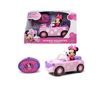 Jada Voiture radiocommandée Disney Minnie Roadster – Avance et recule – Figurine incluse – 3 ans