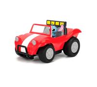 Jada - Disney Radio-Commandée Stitch Buggy - 1/24 - Directions Avant-arrière et Gauche-Droite, avec Fonction Turbo - Figurine Incluse - sous Licence - A Partir de 6 Ans
