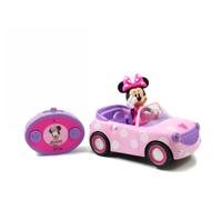 Jada Voiture radiocommandée Disney Minnie Roadster – Avance et recule – Figurine incluse – 3 ans