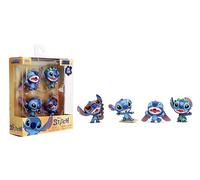 Jada Figurines moulées sous pression Disney Stitch Metalfigs – Lot de 4 – Échelle 6,3 cm