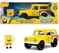 Jada Échelle 1:24 SpongeBob - 1973 Ford Bronco Avec Figurine SpongeBob - 35467