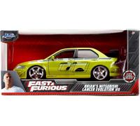 JADA FAST & FURIOUS MITSUBISHI LANCER DIE-CAST FILMS À L'ÉCHELLE 1:24 - DIVERS J