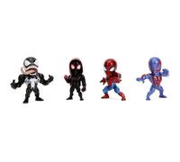 Jada - Figurine Marvel - Set 4 pieces Spiderman - Métal - 6cm - Des 8ans