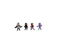 Jada – Set 4 figurines Marvel Spiderman – Métal – 6 cm – Dès 8 ans