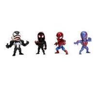 Jada – Set 4 figurines Marvel Spiderman – Métal – 6 cm – Dès 8 ans