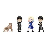 Jada - Figurines Metal - Mercredi - 4 Figurines - Personnages Emblématiques - 2 Mercredi + 1 Enid + 1 La Chose - 253252040