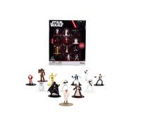Jada – Star Wars Nanofigs – Set 12 mini personnages métal die-cast, modèle 9337360314R00, +3 ans