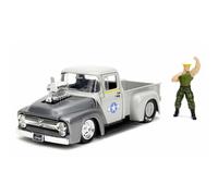 Jada Toys Street Fighter - Guile & 1956 Ford F-100-1:24