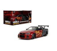 Jada Toys 1/24 - Nissan Skyline Gt-R (R34) Godzilla 35133r/Bk-Jada Toys