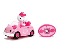 Jada - Hello Kitty - Voiture Radio Commandée Décapotable + 1 Figurine Amovible - Effets Lumineux - 253244000