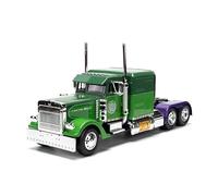 Jada Hollywood Rides 1:24 Moulé sous pression 1992 Peterbilt 379 Big Rig Box Hulk Edition - Portes ouvrantes, pneus en caoutchouc, intérieur détaillé - Collection sous licence Marvel pour enfants de 8