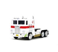 Jada Hollywood Rides Ghostbusters x Transformers Optimus Prime G1 Mashup - Moulé sous pression, portes ouvrantes, échelle 1:32, à partir de 8 ans (édition 40e anniversaire)