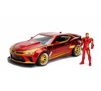 JADA IRON MAN CHEVROLET CAMARO SS 2016 DIE-CAST SCALE 1:24 MARVEL AVENGERS - DIV