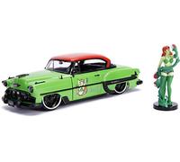 Jada Toys Voiture en métal 1953 Chevy Bel Air – Figurine Poison Ivy – Multicolore