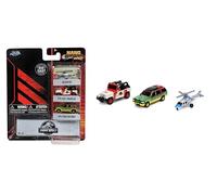 Vehicules miniatures x3 Jurassic World Nano Hollywood Rides Jada Toys