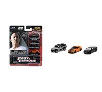 Jada Voitures moulées sous pression Fast and Furious JAN32481 - Lot de 3, échelle 1:87