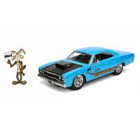 Jada- Looney Toons Road Runner Plymouth En Échelle 1 24 Die-Cast Avec Personnage De Willy Le Coyote 8 Ans Tunes Maquets 253255028 Multicolore