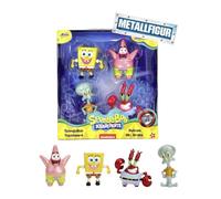 Jada Lot de 4 Figurines Bob l'éponge 6,3 cm À partir de 8 Ans