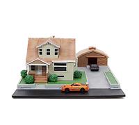 JADA TOYS F&F Nano Dom's House Display Diorama 1:24 Modèle réduit de voiture