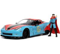 Jada - Marvel Doctor Strange Chevy Corvette, 253225024, 8 Ans, à l'échelle 1:24, avec caractère, Parties ouvrables