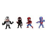 Jada - Figurine Marvel - Set 4 pieces Spiderman - Métal - 6cm - Des 8ans Multicolore G