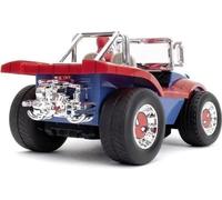 Jada - Marvel - Voiture Radiocommandée Spiderman - Fonction turbo - Figurine incluse - Des 6ans