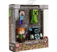 Jada Minecraft Set De 4 Figurines En Métal 6.5Cm