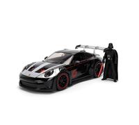 Jada Miniature Porsche 911 GT3 RS Star Wars Darth Vader 1:24, figurine, portes ouvrantes - Noir