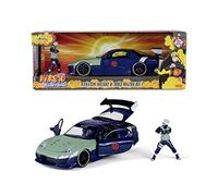 1:24 JADA Mazda Rx-7 With Kakashi Hatake Figure 1993 Blue Green 253255055-34370
