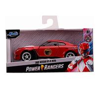 Jada Nissan GT-R Power Rangers JA31827, modèle moulé sous Pression, Multicolore, Taille Unique