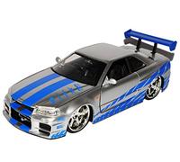 Jada Nissan Skyline GT-R R34 Silber Brian´s Paul Walker The Fast and The Furious 1/24 Modell Auto