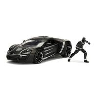 Jada- Panthère Noire Black Panther Marvel Lykan Hypersport 1:24, 253225004, Mult