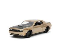 Pink Slips 1:32 W2 2012 Dodge Challenger SRT8 Voiture moulée sous pression, jouets pour enfants et adultes (or métallique)