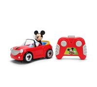 Jada - Radio Commandée Mickey Mouse - Echelle 1/32ème - Fonctions Avance et Recule - Figurine Incluse - sous Licence Officielle Disney - A Partir de 2 Ans