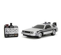 Jada Voiture radiocommandée DeLorean Time Machine 1:16 argent USB