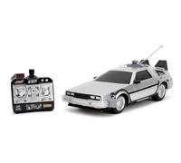 Jada - Retour vers Le Futur - Voiture Delorean Radio-Commandée - Fonction Turbo - Echelle 1/16ème - Dès 6 Ans - 253256004