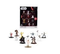 Jada - Star Wars Nanofigs 12 Pack - Set 12 Mini Personnages Métal Die-Cast à Collectionner, Modèle 9337360314R00, +3 ans
