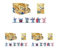 Jada - Stitch 4 cms - Blind Pack - 6 Modèles à Collectionner - 1 Angel et 5 Stitch - sous Licence Officielle Disney - A Partir de 3 Ans (Lot de 3)