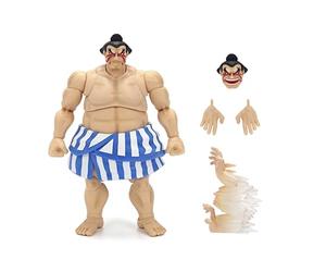 Jada Street Fighter II E. Honda Figurine d'action - 1:12 Échelle de Luxe - 15 cm de Haut, entièrement articulée, Emballage de Collection