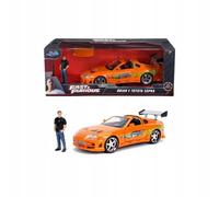 Jada Szybcy i wściekli samochód 1995 Toyota Supra 1:24 + figurka Brian O'Conner