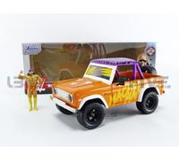 Jada Toys 1/24 - 32046or - Ford Bronco 1973 - Hollywood Rides Macho Man-Jada Toys